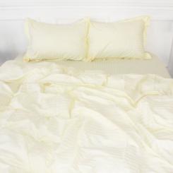 Пододеяльник MirSon Satin Stripe 30-0001 White 110х140 см Фото