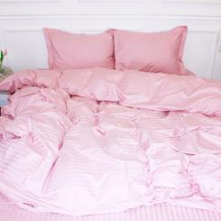 Пододеяльник MirSon Satin Stripe 30-0007 Pink 200х220 см Фото