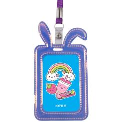 Бейдж Kite Bunny, с голографическим эффектом, фиолетовый Фото 1