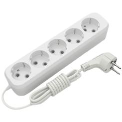 Сетевой удлинитель Electrum C-ES-1792 2.0m 5 роз, white Фото