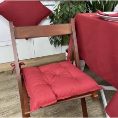 Подушка на стул Прованс Бордо 40х40 Фото