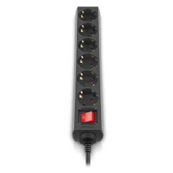 Сетевой фильтр питания REAL-EL RS-6 Protect M 5m, black Фото 2
