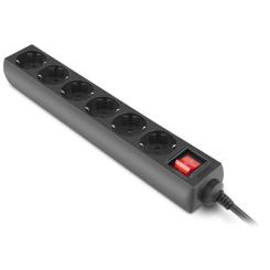 Сетевой фильтр питания REAL-EL RS-6 Protect M 5m, black Фото 3