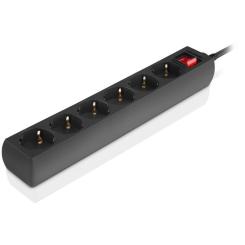 Сетевой фильтр питания REAL-EL RS-6 Protect M 5m, black Фото 4