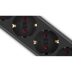 Сетевой фильтр питания REAL-EL RS-6 Protect M 5m, black Фото 7