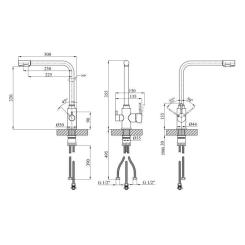 Смеситель Kroner Klassisch-ESG038 Фото 9