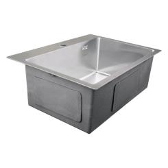 Мойка кухонная Kroner Geburstet-5843HM Фото 3