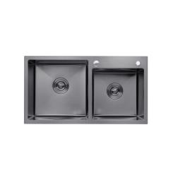 Мойка кухонная Kroner Schwarze-7843ZHM Фото