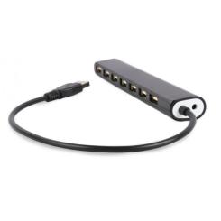 Концентратор Gembird 7 x USB 2.0 black Фото 1