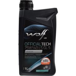 Трансмиссионное масло Wolf OFFICIALTECH 75W140 LS GL 5 1л Фото