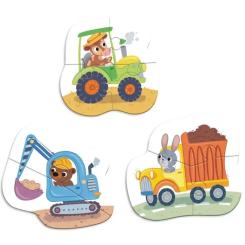 Пазл DoDo 3 в 1 Транспорт Фото 1