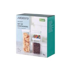 Емкость для сыпучих продуктов Ardesto Fresh комплект 3 шт Фото 1