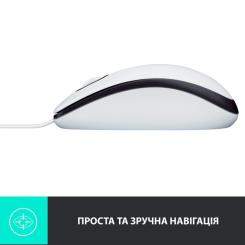 Мышка Logitech M100 USB White Фото 4