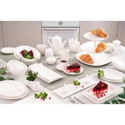 Тарелка Ardesto Imola Dessert Quadrate 23x23 см Фото 1
