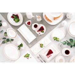 Тарелка Ardesto Imola Dessert Quadrate 23x23 см Фото 2