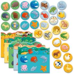 Настольная игра Djeco Дитяче лото Тварини Фото 2