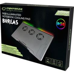 Подставка для ноутбука Esperanza EGC108 with RGB Boreas Фото 5