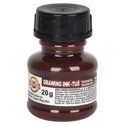 Тушь для черчения Koh-i-Noor 20г коричневая Фото