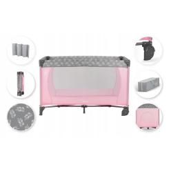 Детский манеж MoMi Belove цвет - pink Фото 8