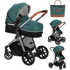 Коляска MoMi 2 в 1 Limuru Green Фото 1