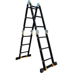 Лестница GTM трансформер 4*3ст. 0,9-3,55м Фото