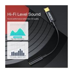 Переходник Choetech USB-C to 3.5mm F stereo-audio (CDLA) Фото 5