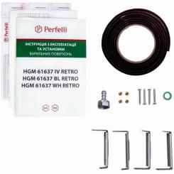 Варочная поверхность Perfelli HGM 61637 WH RETRO Фото 7