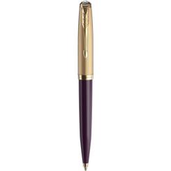 Ручка шариковая Parker 51 Deluxe Plum GT BP Фото