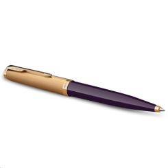 Ручка шариковая Parker 51 Deluxe Plum GT BP Фото 1