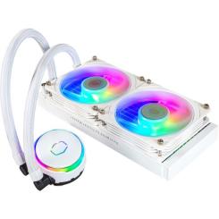 Система жидкостного охлаждения CoolerMaster MasterLiquid PL240 Flux White Edition Фото 2