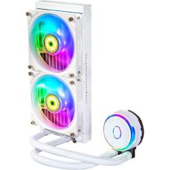 Система жидкостного охлаждения CoolerMaster MasterLiquid PL240 Flux White Edition Фото 3