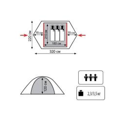 Палатка Tramp Lite Hunter 3 Camo Фото 11