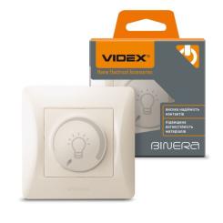 Светорегулятор Videx BINERA LED 200Вт кремовий Фото 3