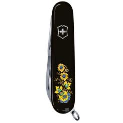 Нож Victorinox Spartan Ukraine Black "Квіти" Фото 4