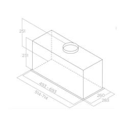 Вытяжка кухонная Elica FOLD S IX/A/52 Фото 1