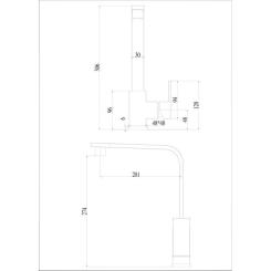 Смеситель Interline Urban sateen Фото 1