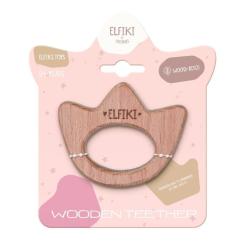 Прорезыватель Elfiki деревянный Эльфик корона Фото
