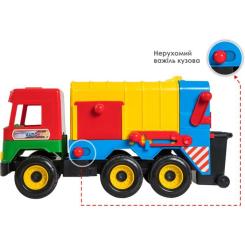 Спецтехника Tigres "Middle truck" мусоровоз желтый Фото 2