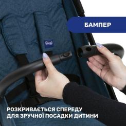 Коляска Chicco Trolley Me синя Фото 5
