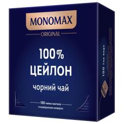Чай Мономах 100% Цейлон 100х2 г Фото