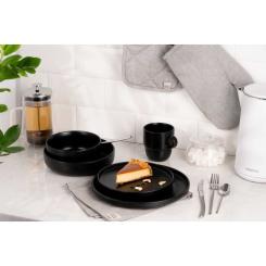 Тарелка Ardesto Trento Soup 21,5 см Black Фото 1