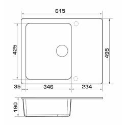 Мойка кухонная GRANADO AVILA marron Фото 5