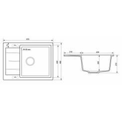 Мойка кухонная GRANADO LINARES marron Фото 6