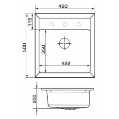 Мойка кухонная GRANADO MERIDA white Фото 5