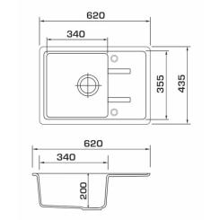 Мойка кухонная GRANADO PALMA marron Фото 5