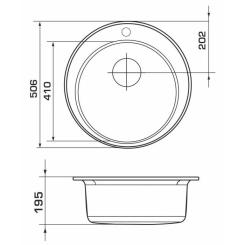 Мойка кухонная GRANADO VITORIA marron Фото 4