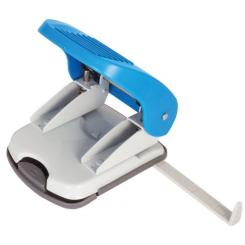 Дырокол Economix с линейкой 40 листов Синий Фото 2