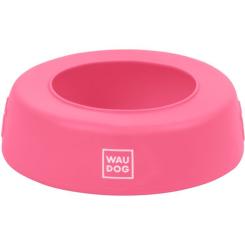 Посуда для собак WAUDOG Silicone Миска-непроливайка 1 л рожева Фото
