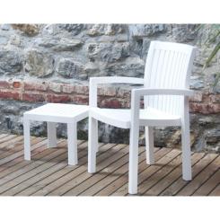 Стол садовый PAPATYA к шезлонгу Suda темно-зеленый Фото 2