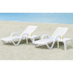 Стол садовый PAPATYA к шезлонгу Suda темно-зеленый Фото 3